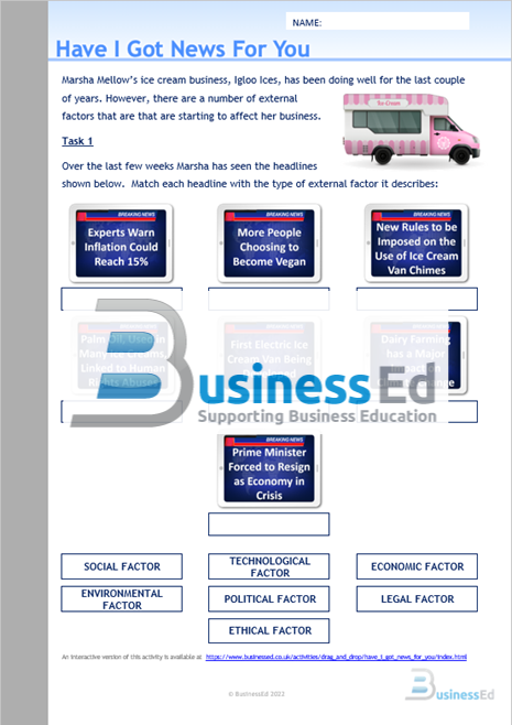 Have I Got News For You Worksheet
