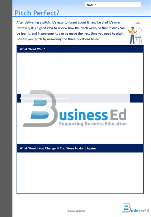 Pitch Perfect? Worksheet