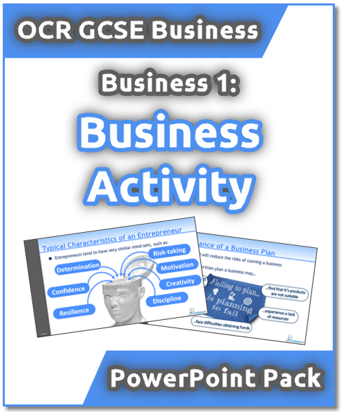 OCR GCSE Business 1: Business Activity PowerPoint Pack