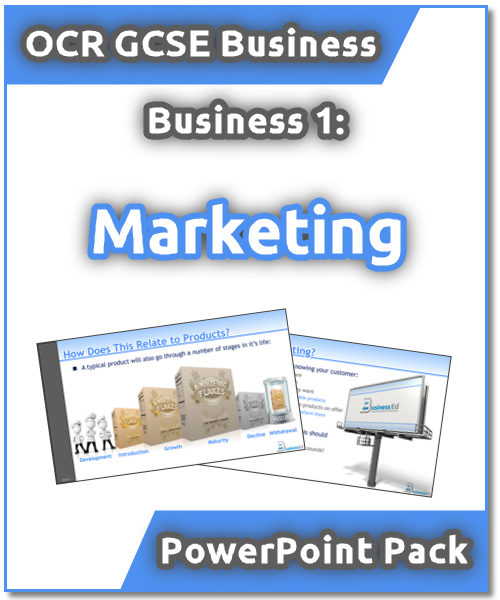 OCR GCSE Business 1: Marketing PowerPoint Pack