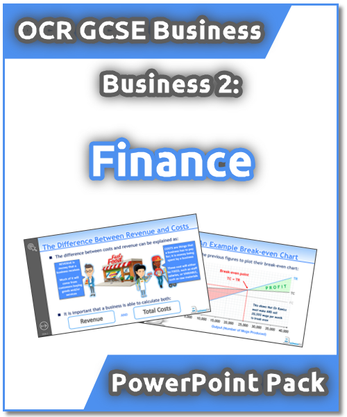 OCR GCSE Business 2: Finance PowerPoint Pack