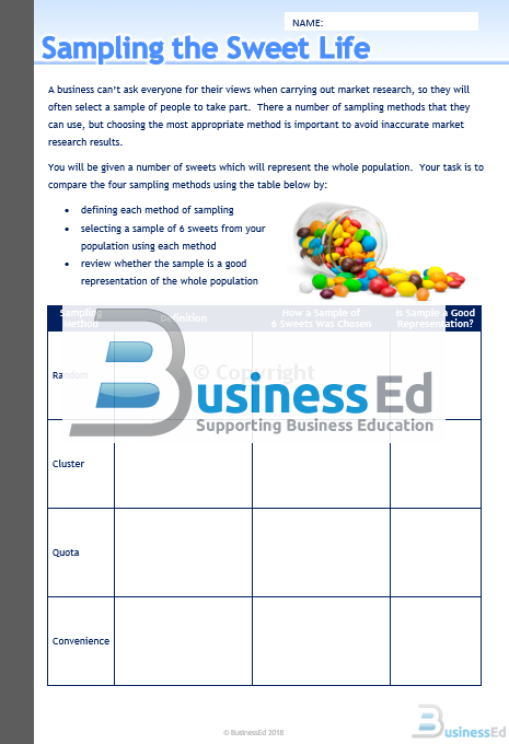 Sampling The Sweet Life